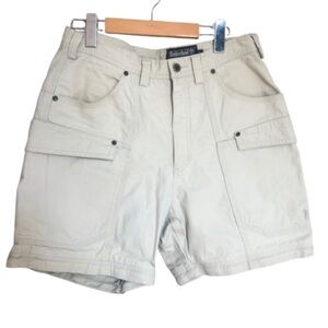Timberland Men's Cream Cargo Shorts Size 32